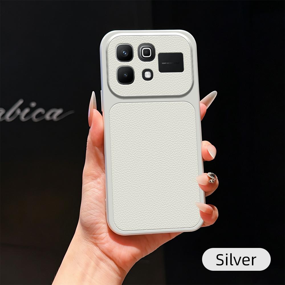 For Infinix Note 60 Pro Case Infinix Note60 Cover Infinix Note60 Ultra Leather Case Luxury Lens Protect Matte leather Back Cover