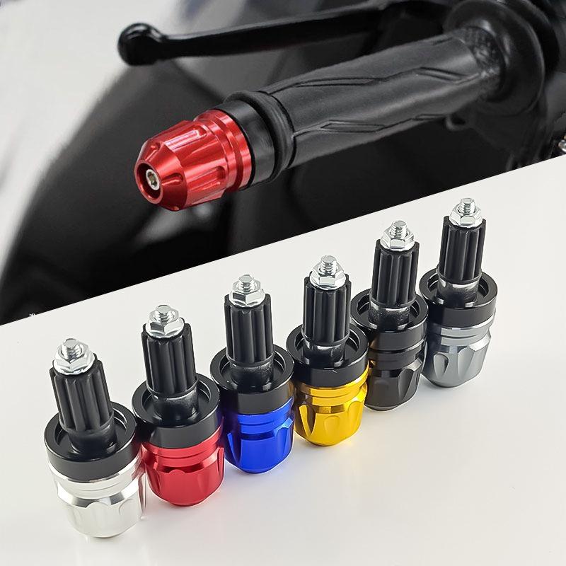 Motorcycle Modification Aluminum Alloy Handlebar Plug Electric Scooter Handlebar Stem Plug Balance Block Terminal