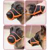 Dog Muzzle Breathable Mesh And Nylon Muzzle Soft Pad, Xxl, Orange