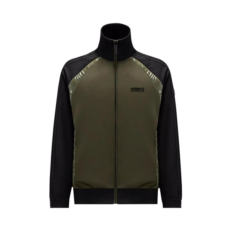 

adidas Acetate Zip Up Sweatshirt Black/Green Men Tops IJ8322 M