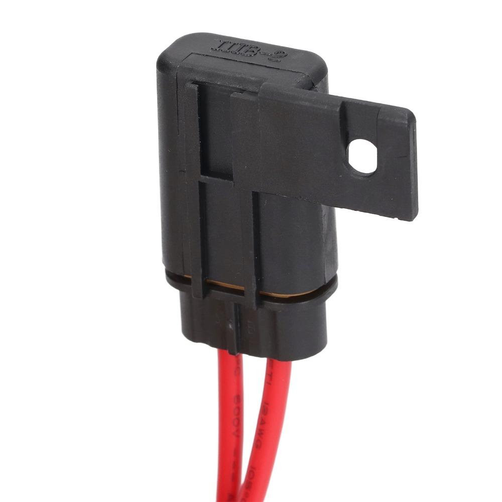6PCS Easy Installation Waterproof Holder 30A Wiring Harness Inline Holder  Vehicle Installation