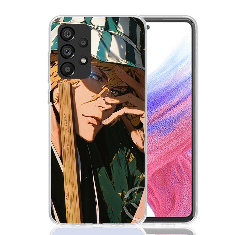 Bleach Kisuke Urahara Phone Case For Samsung Galaxy A17 A16 A14 A15 A13 A57 A56 A54 A55 A53 A37 A36 A34 A35 A33 A26 A24 A25 A23
