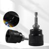 1pc Impact Socket Adapter And Reducer Set Extension Set Socket Drill Adapter Turns Power Drill Into High Speed Nut Driver, 1/4