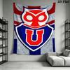 Universidad de Chile Wall Tapestry Aesthetic Wall Hanging Printed Fabric Blanket Decorative Tapestries for Bedroom Living Room Home Decor