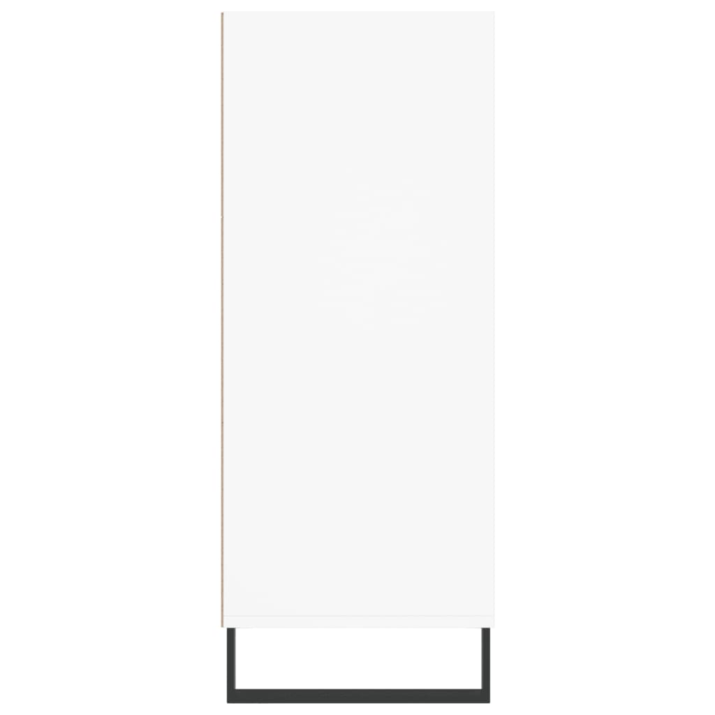 Highboard In White 57 X 35 X 90 Cm Particleboard