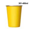 Stainless Steel Drinking Cups Straight Drinking Cups Yellow Coffee Mug Reusable Stainless Steel Lightweight Insulated Tumbler