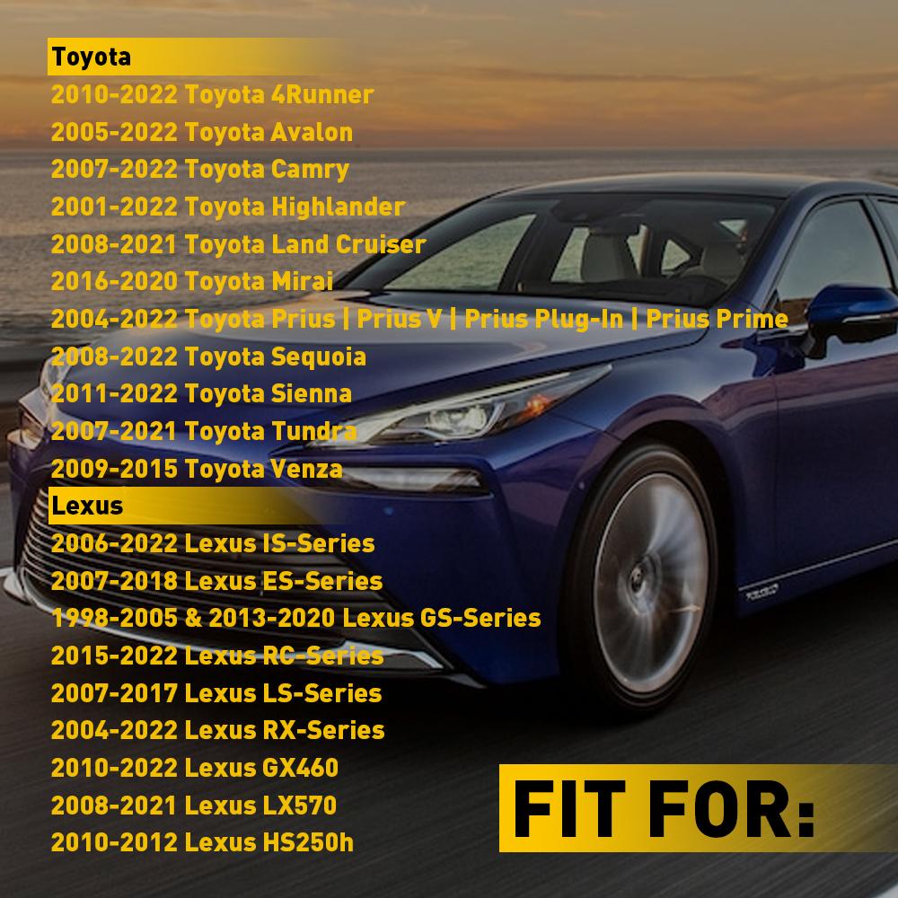 

2X Светодиодная лампа боковой двери автомобиля для Toyota Camry Tundra Venza 4Runner Avalon Mirai Tundra Lexus IS ES GS RC LS RX Series белый