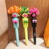 Furry Mechanical Boxing Stress Relief Pen Cartoon Funny Big Mouth Ballpoint Pen Stress Relief Office Supplies Creative Gift