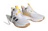 adidas OwnTheGame 2.0 K Mid Top Children's Basketball Shoes White Black Yellow Kids' H06418