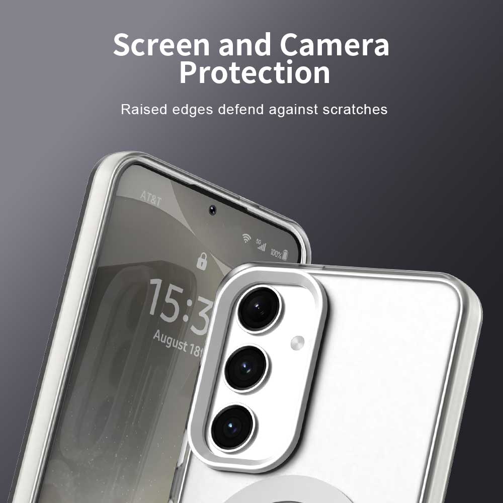 For Samsung Galaxy S25 S24 S23  Slim Dropproof Shockproof Anti-Fingerprint Magnetic Matte Phone Case
