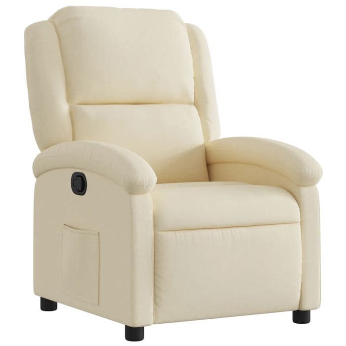 VidaXL Fauteuil Inclinable, Chaise de Relaxation avec Dossier et Repose-Pied, Siège Inclinable, Fauteuil TV de Salon, 371760