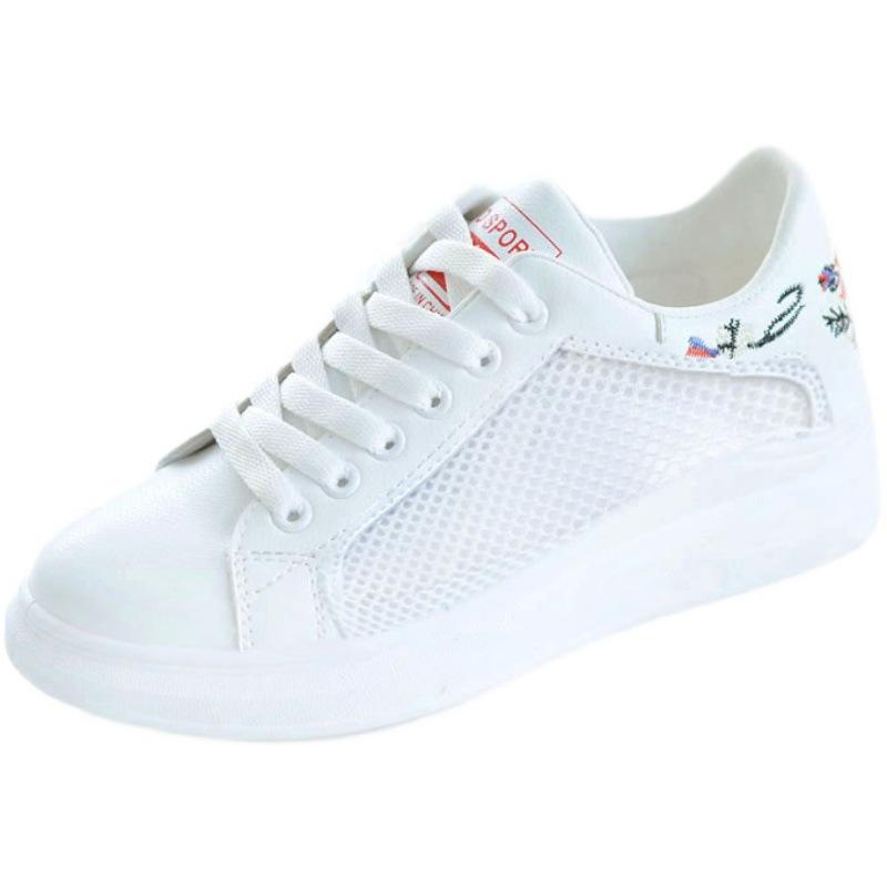 Breathable mesh white shoes women's 2025 new summer mesh shoes women's hollow Korean version of versatile student sports and leisure shoes
