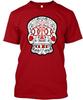 Baseball Sugar Skull T-Shirt Made In the USA Size S To 5XL