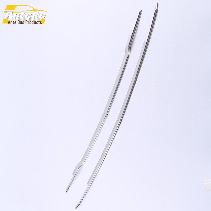 Suitable for 19 Encore: Front Lower Grille Bright Strip, Hood Bumper Anti-Collision Scratch Body Sticker.