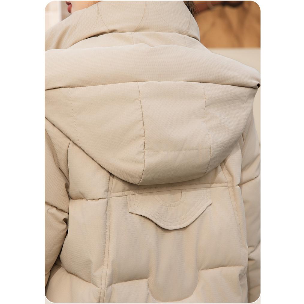 Winter Plus Size Coat Female Long Parkas Hooded Medium Long  Loose Thick Warm Long Sleeve Overcoats Lady Jackets