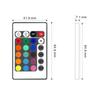 Dual-Line Mini DC 24-Key RGB LED Infrared Controller