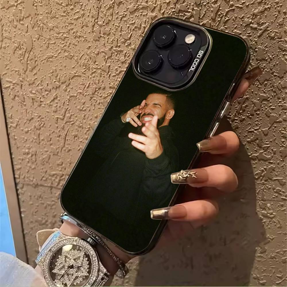 rapper-Drake Phone Case For IPhone17  16 11 12 13 14 15 16 Pro Max Plus Cover Colored Silver Funda Bumber
