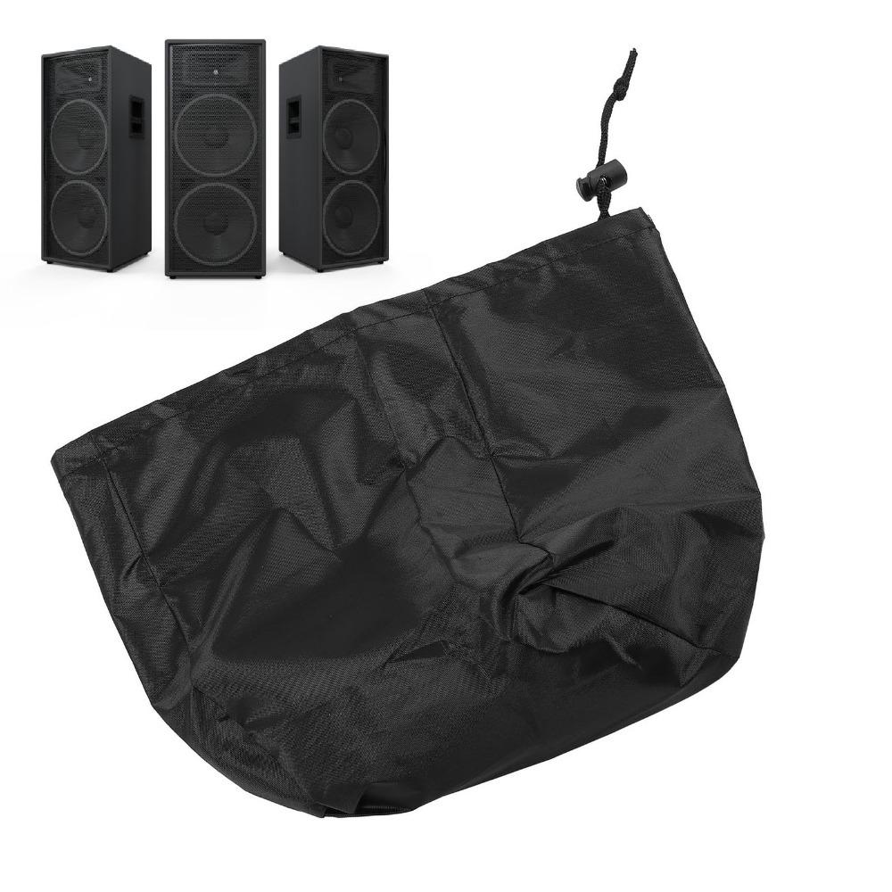 

Oxford Fabric Speaker Cover Heavy Duty Weatherproof Dust Proof Cover Black Color Wall Mounted Protective Cover Outdoor Use