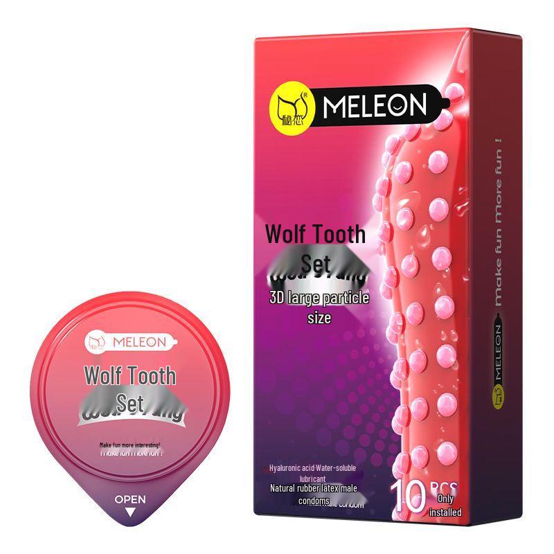 Secret Love Delay King Ribbed Condoms – Long-Lasting, Large Particle, Cat Tongue Texture