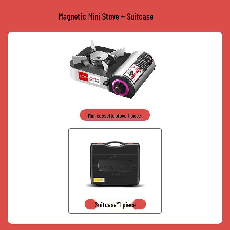 

Компактная портативная мини-газовая плита для использования на открытом воздухе и в помещении