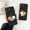 B-Bubus D-Dudus Cute Panda Bear Phone Case for Samsung Galaxy S22 S21 S20 FE Ultra Plus A35 A36 A37 A33 A34 A04 A71 Soft Cover