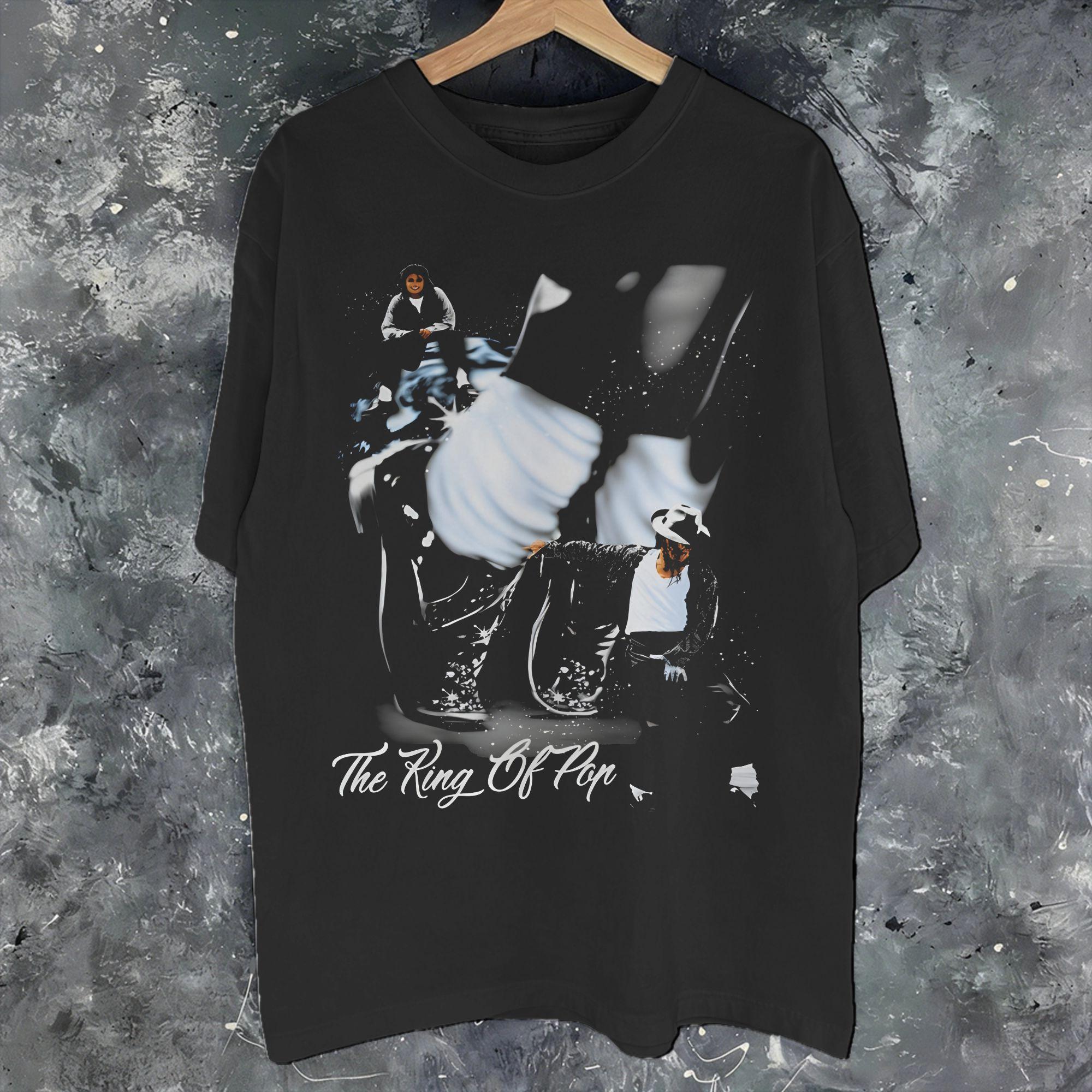 

New Arrival Michael Jackson Print Women Unisex T Shirt Harajuku Casual Short Sleeve Rock Tshirt Streetwear Fan Gifts 2026 Summer 4XL