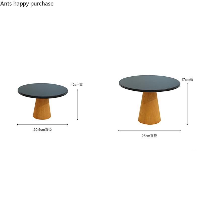 Wood Metal Cake Stand Dessert Table Cake Pan Display Stand Photo Props Snack Fruit Tray Dessert Plate Banquet Decorative Tray