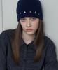Jenadu Eddie Studded Beanie_Navy