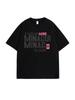 Retro Black Summer High Street Plus Size Loose Cotton T-Shirt for Women
