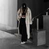 VAYLA Vintage Luxusní Dlouhý Kabát z Umělé Liščí Kožešiny Dámský Zimní Teplý Nadýchaný Kožešinový Kabát Dámský Street Kožešinový Svrchní Oděv Kabát
