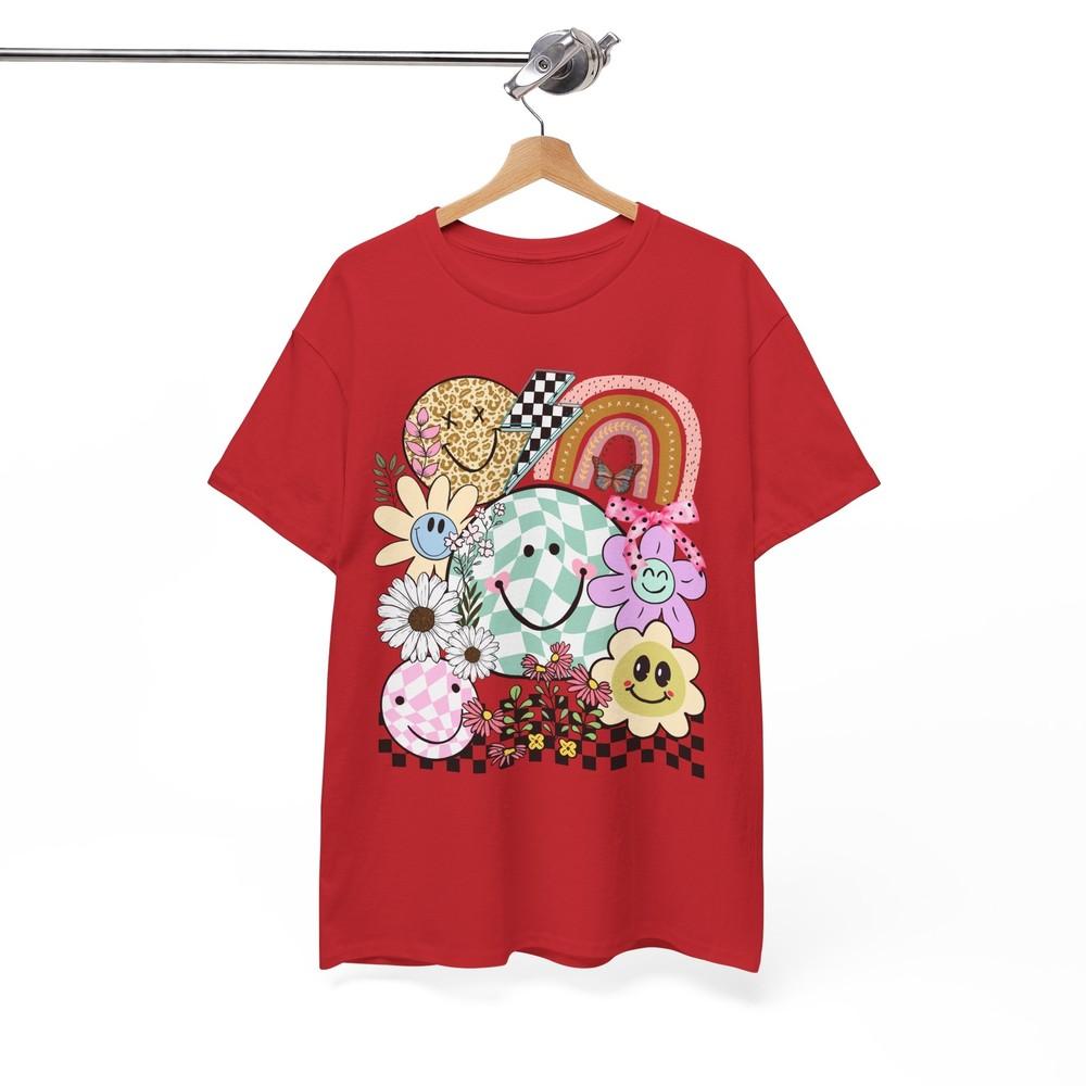 

Golden Floral T-Shirt - Chic Metallic Flower Tee for Luxury Lovers L