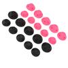 20pcs Mushroom Hair Curler Soft Silicone Different Size Sleeping Hair Styling Roller for Women Pink Black