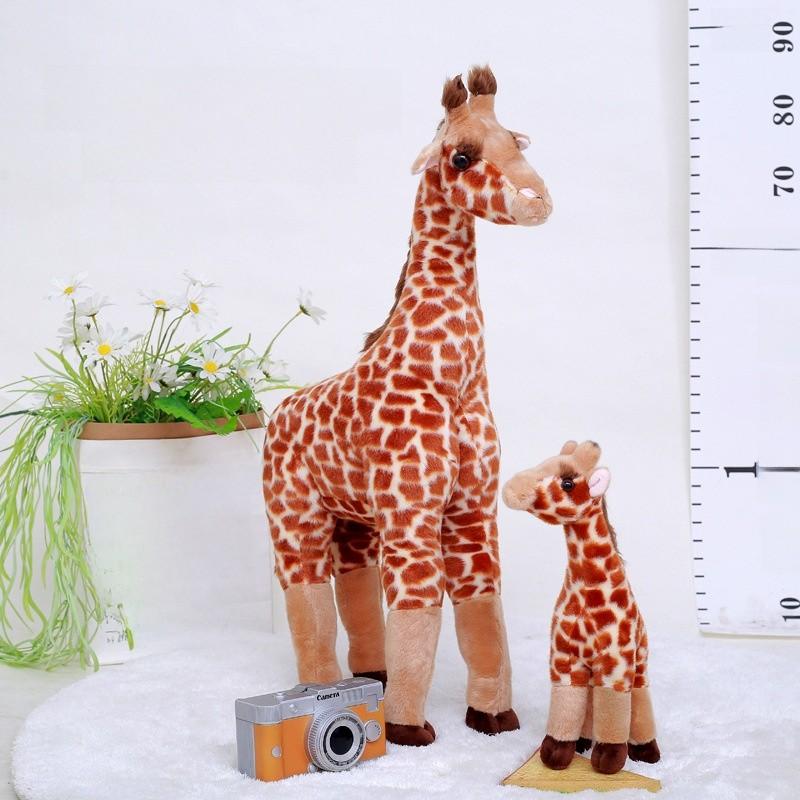 Aurora Giraffe Plush Toy With Pp Cotton Filling For Kids And Collectors