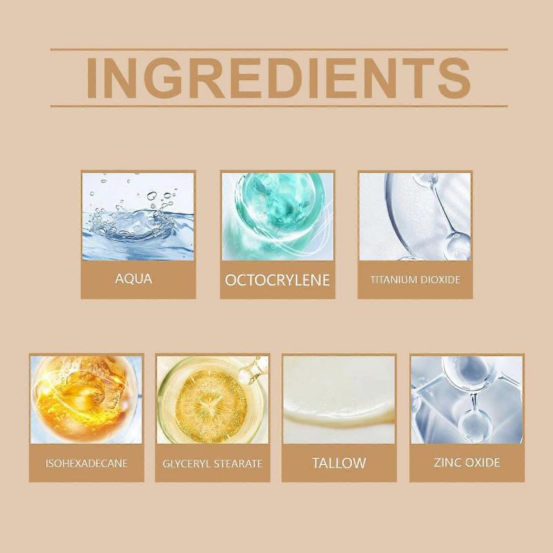 Hoygi Lightweight Protective Cream Moisturizing and Moisturizing Summer Outdoor Isolation Protection Natural Lightweight Non-Sticky Protective Cream