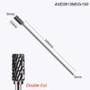 Extra Long 100mm Rotary Rasp File Carving Grinder Abrasive Tools Carbide Burr Alloy Bits Milling Cutter Drill For Metal Wook
