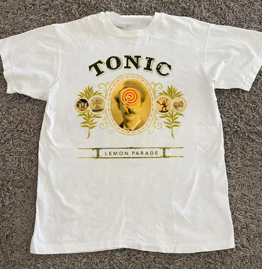 

Tonic Band Lemon Parade Album Adult Tee Shirt Unisex Cotton BT284 Unisex T-Shirt L