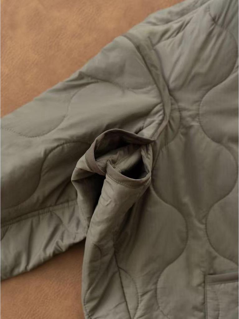 Lehká bavlněná venkovní bunda bez límce od Yohjiho Yamamota