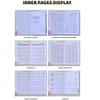 64 Sheets 2027 Agenda Book Leather Cover Pocket Planner Diary Book English Plan Book  Personal Time