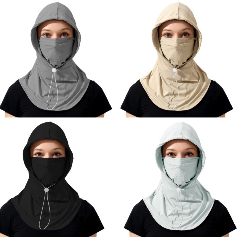 Full Face Mask Hat Sun Protective Hat Soft and Breathable Outdoor Cycling Hiking Balaclava Hat for Various Activity