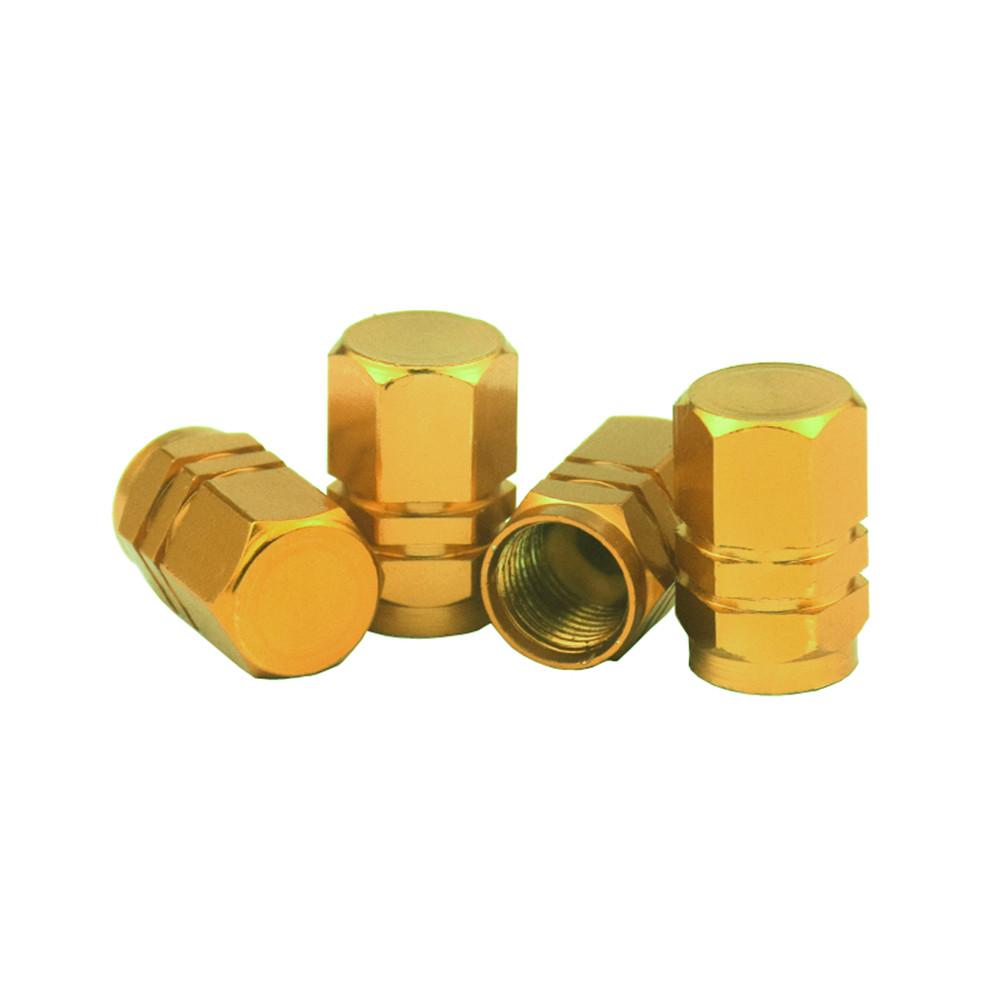 4Pcs Aluminum Tire Valve Caps Car Rim Plugs Tire Valve Cover Valve Stem Nipple Caps Motorcycle Car Wheel Plugs
