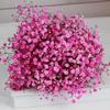 Baby's Breath Dried Flower Bouquet for Living Room Decor - Real Fresh Cut Flowers, Perfect for Gifting and Decorative Ornaments.