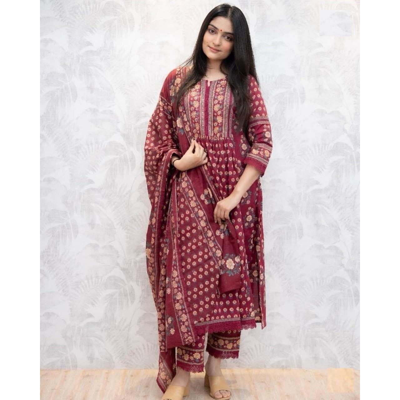 Bollywood Designer Ethnic Salwar Kameez Indian Women s Aline Top Kurti Pant Set