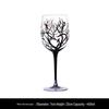 Hand-Painted European Crystal Wine Glass - Four Seasons Design for Home Decor