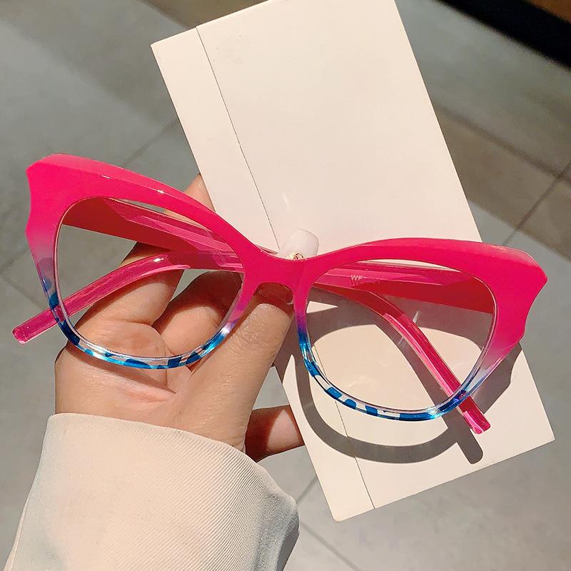 Anti Blue Light blocking Cat Eye Eyeglasses Ladies For Female Classic Sun Glasses Luxury Designer Style Style Colorful Glasses Spectacle Frame Frame