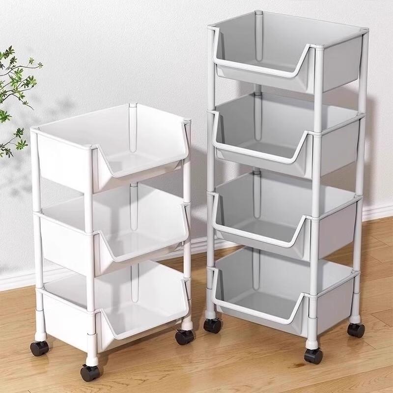 Zhaoran 4-Tier Rolling Utility Cart
