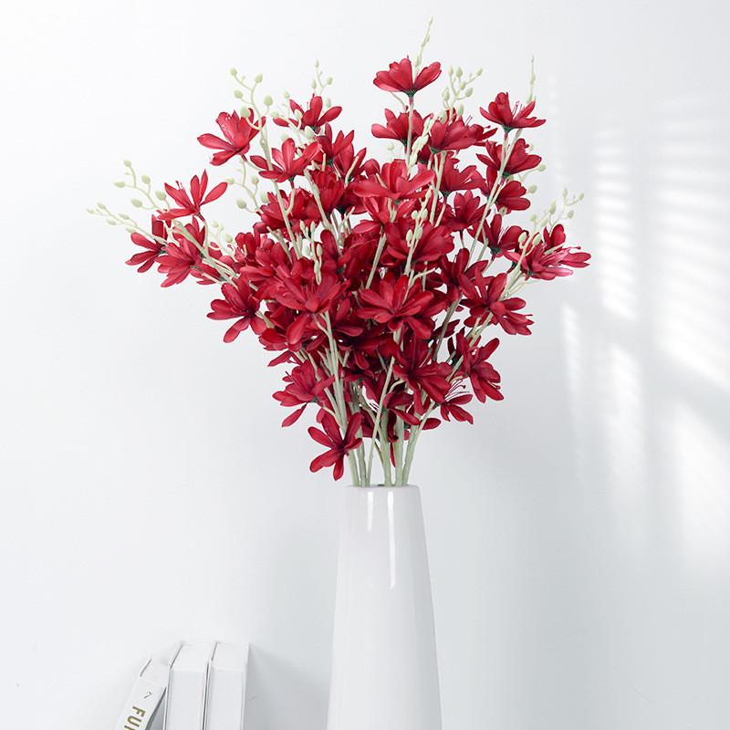 Simulated Liliflora Magnolia Desr Silk Flower Wedding Home Decor Photography And