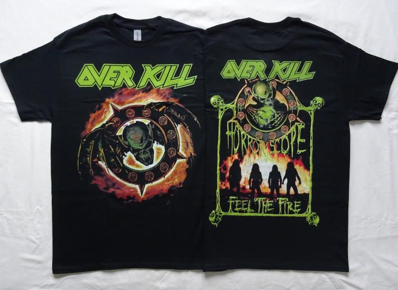 Overkill – Horrorscope  Feel The Fire Album Era | Official Thrash Metal TShirt Unisex T-Shirt XXXXL
