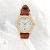 Fieldwork Women's Analog Watch with Brown Leather Strap and Small Mylar PP012-1