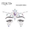 3D Rhinestone Bright Face Stickers for Festival Glitter Makeup Jewelry Sticker On Face Crystals Gems Jewels Diamonds Decoration