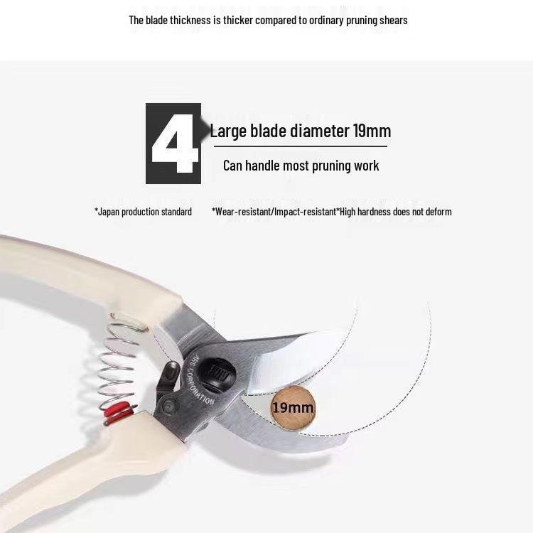 Japanese Pruning Shears 130DX: Premium Garden, Flower, and Fruit Pruners